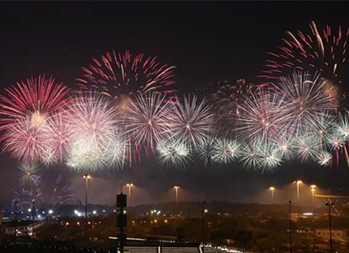 峡江县焰火晚会